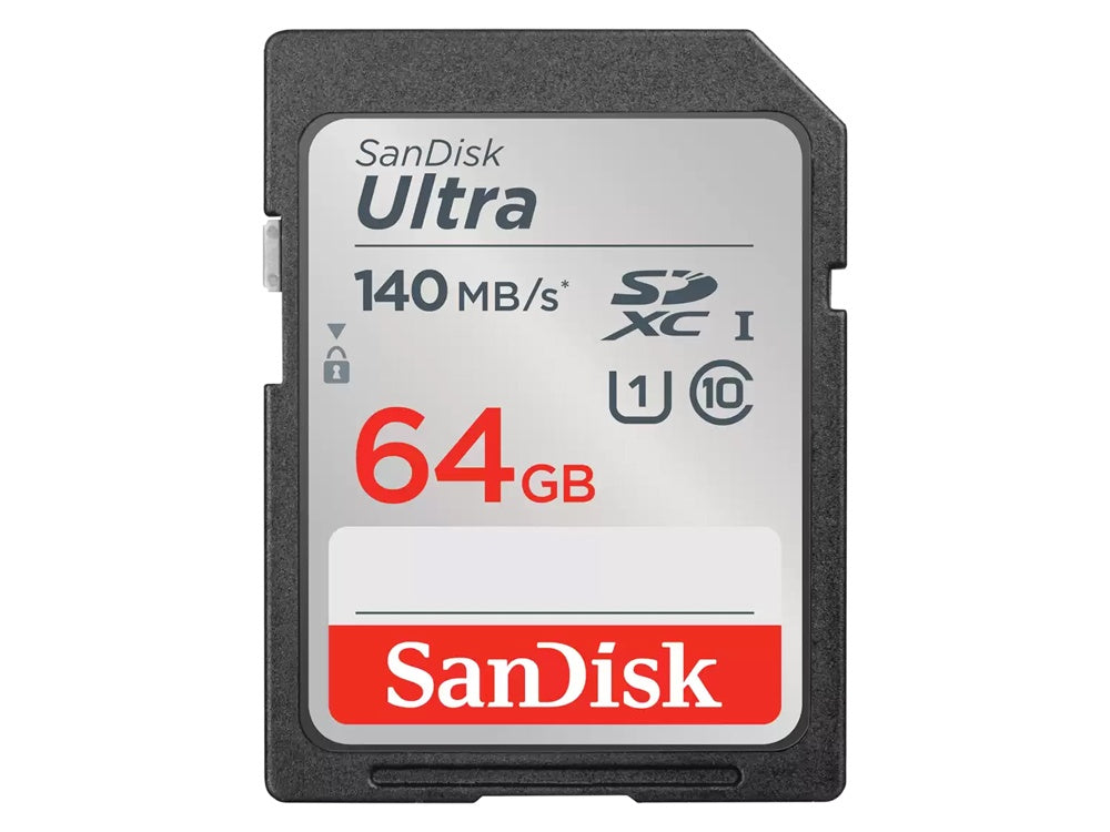 SanDisk SDCARD 64GB ULTRA SDXC UHS-I Class 10 Memory Card