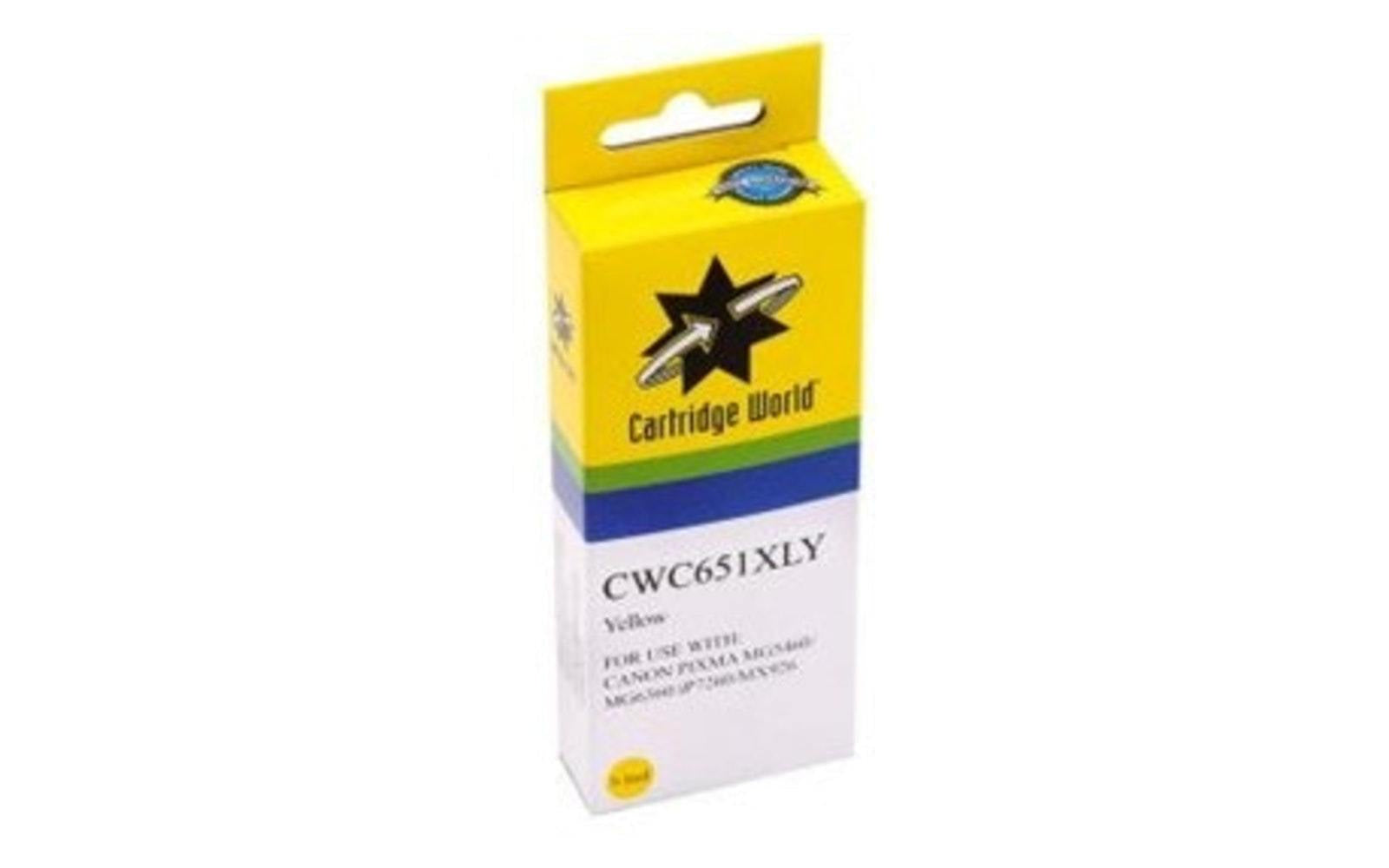 Cartridge World Canon 651XLY Yellow