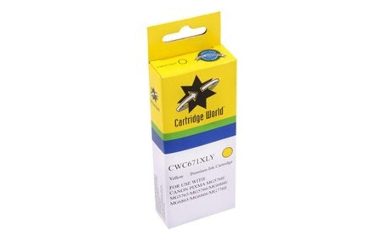 Cartridge World Canon 671XLY Yellow