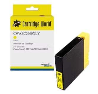 Cartridge World Canon PGI-2600XL Yellow Ink Cartridge 1500 pages PGI2600XL