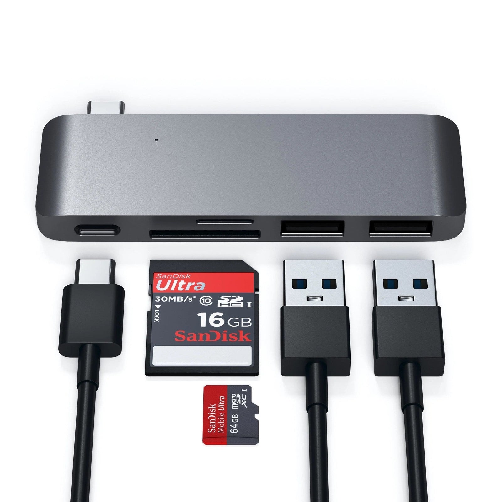 Satechi Type-C USB Pass Through Hub