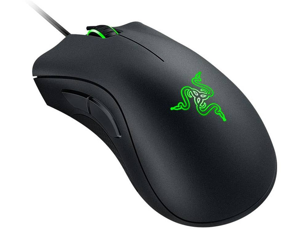 Razer DeathAdder V2 Essential Ergonomic USB Gaming Mouse Optical Sensor 6400DPI 1000Hz 1ms 220IPS Mechanical 5 Programmable Buttons 1.8m 96g