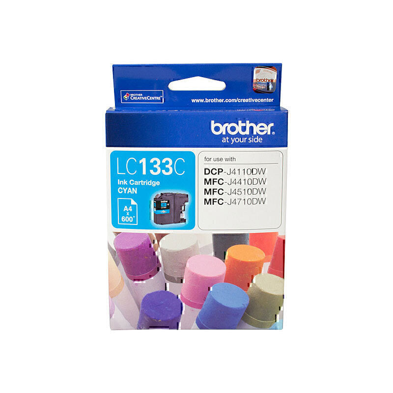 BROTHER LC133 CYAN INK CART