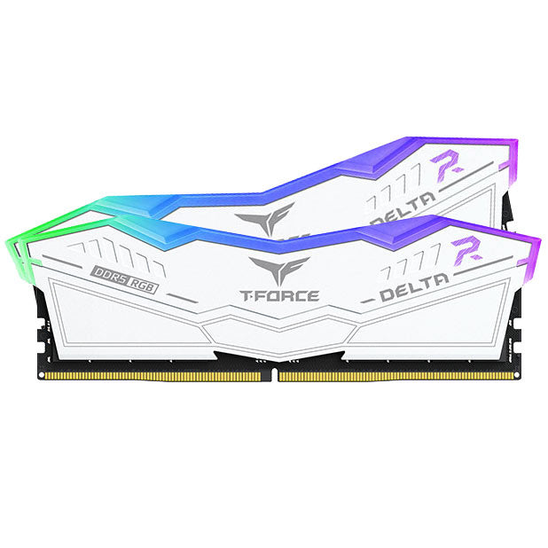 Team T-Force Delta RGB 32GB (2x16GB) 6000MHz CL38 DDR5 White