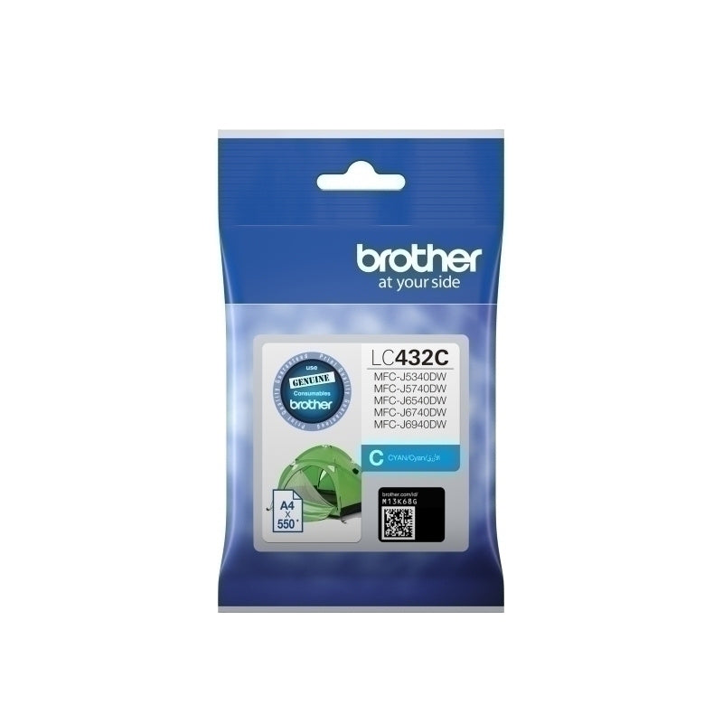 Brother LC432C Cyan Ink