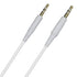 Startech 2m White Slim 3.5mm Stereo Audio Cable - 3.5mm Audio Aux Stereo