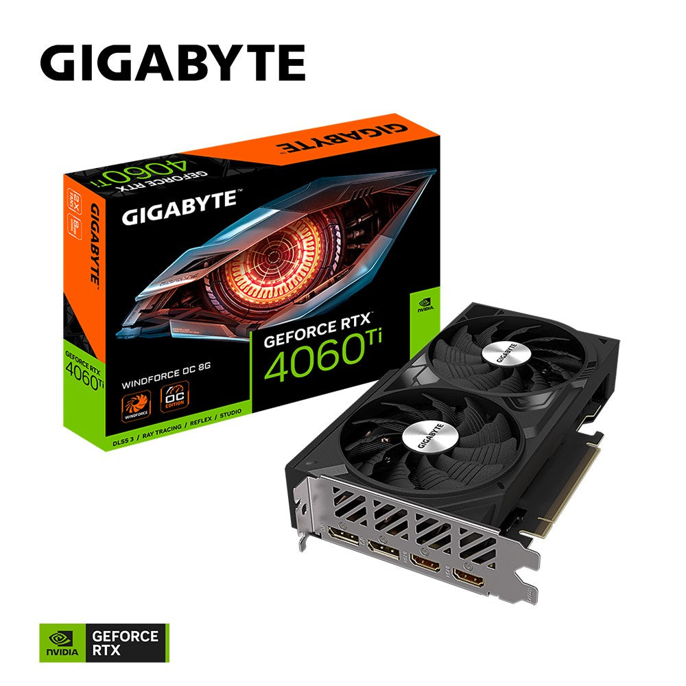 Gigabyte Geforce RTX4060 Ti Windforce OC 8GB Graphics Card