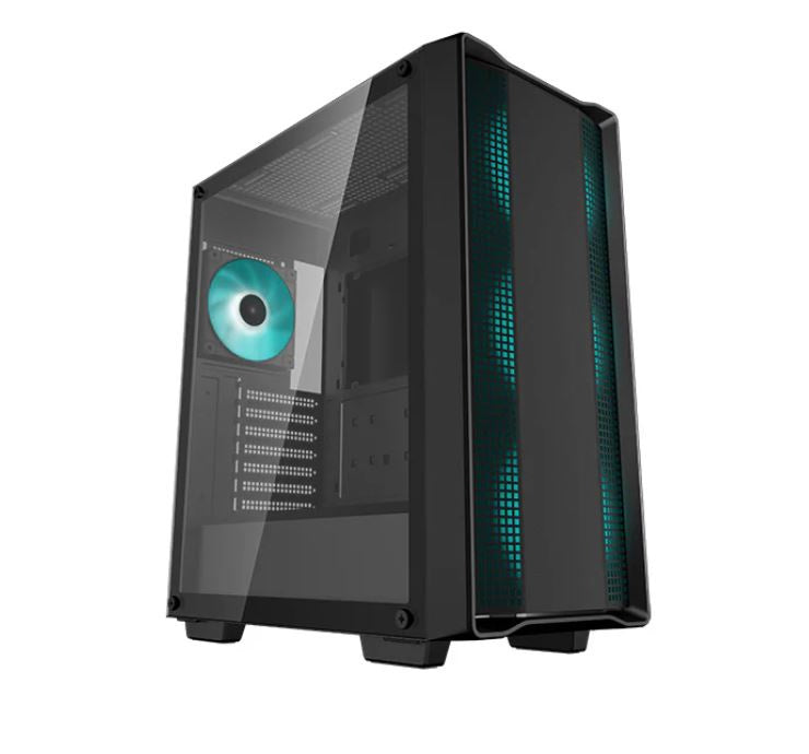 DeepCool CC560 Black MIDI Tower Case with Blue LEDs