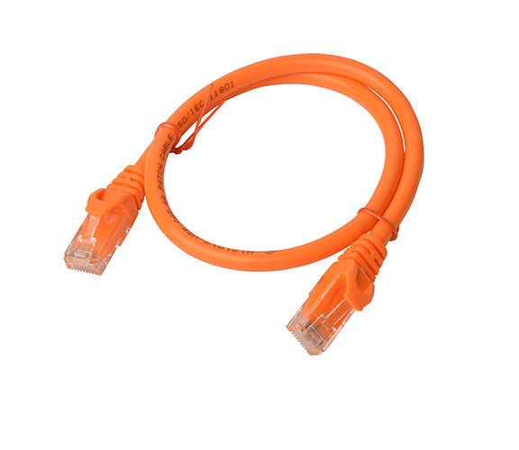 8Ware Cat 6a UTP Ethernet Cable, SnaglessÃ‚ - 0.5m (50cm) Orange