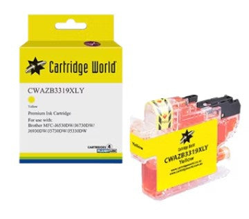 Cartridge World Brother LC-3319XL Yellow Ink Cartridge 1500 Pages LC3319XL