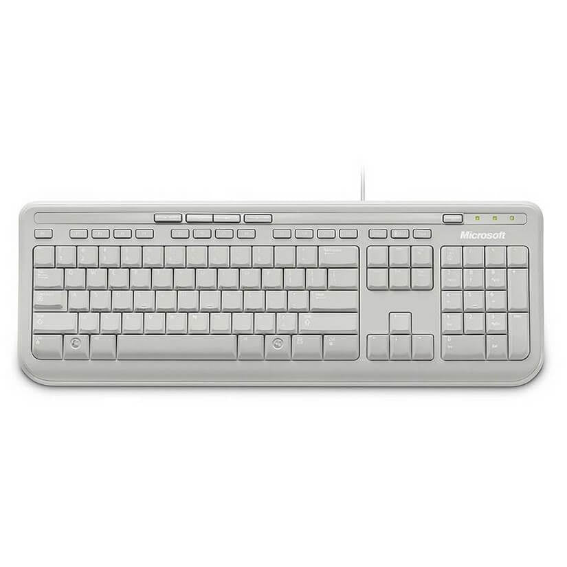 Microsoft Keyboard White Wired 600 (USB)