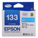 EPSON 133 CYAN INK CARTRIDGE - 305 PAGES