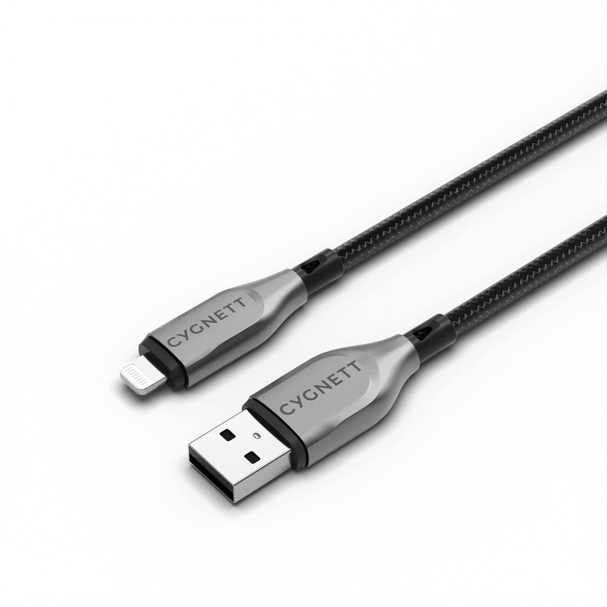 CYGNETT Armoured Lightning to USB-A Cable 50cm Black CY4657PCCAL