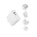 Cygnett PowerPlus 60W USB-C/12W USB-A + 1.5M C-C Cable & EU/UK/AU adaptors - White