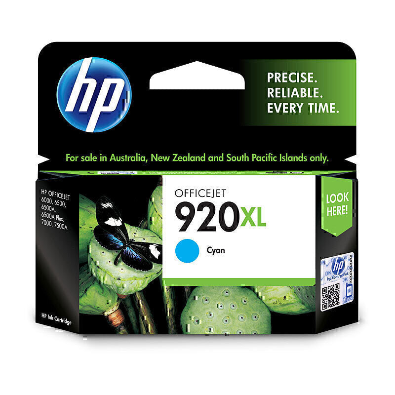 HP #920 Cyan XL Ink CD972AA