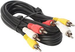 Daichi 3 x RCA M-M AV Lead 1.5M Audio / Video Lead