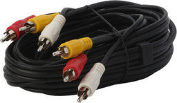 Daichi 3 x RCA M-M AV Lead 3M Audio Video Lead