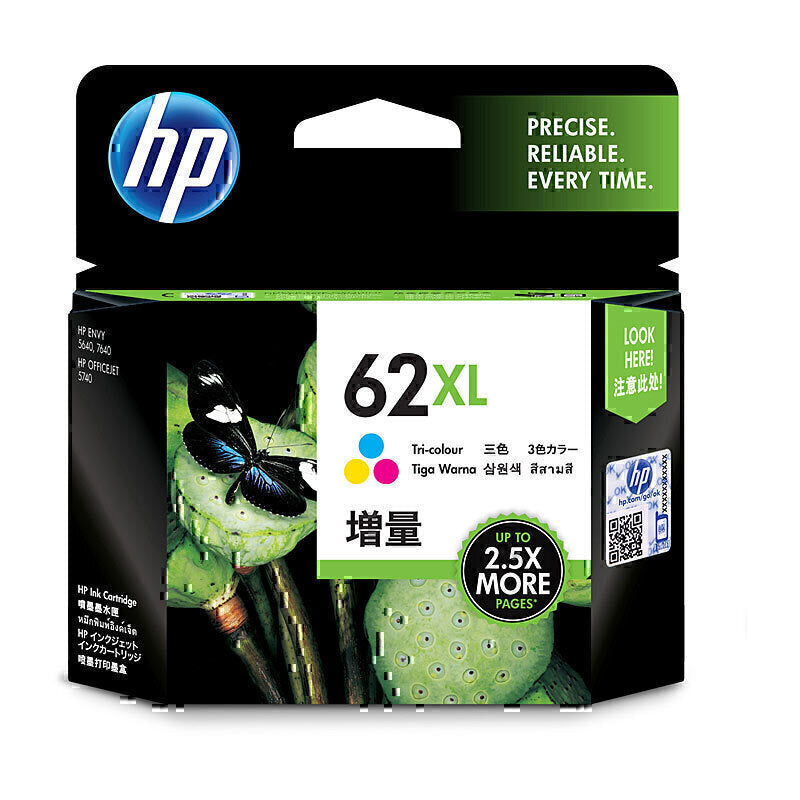 HP #62XL TRI COL INK C2P07AA