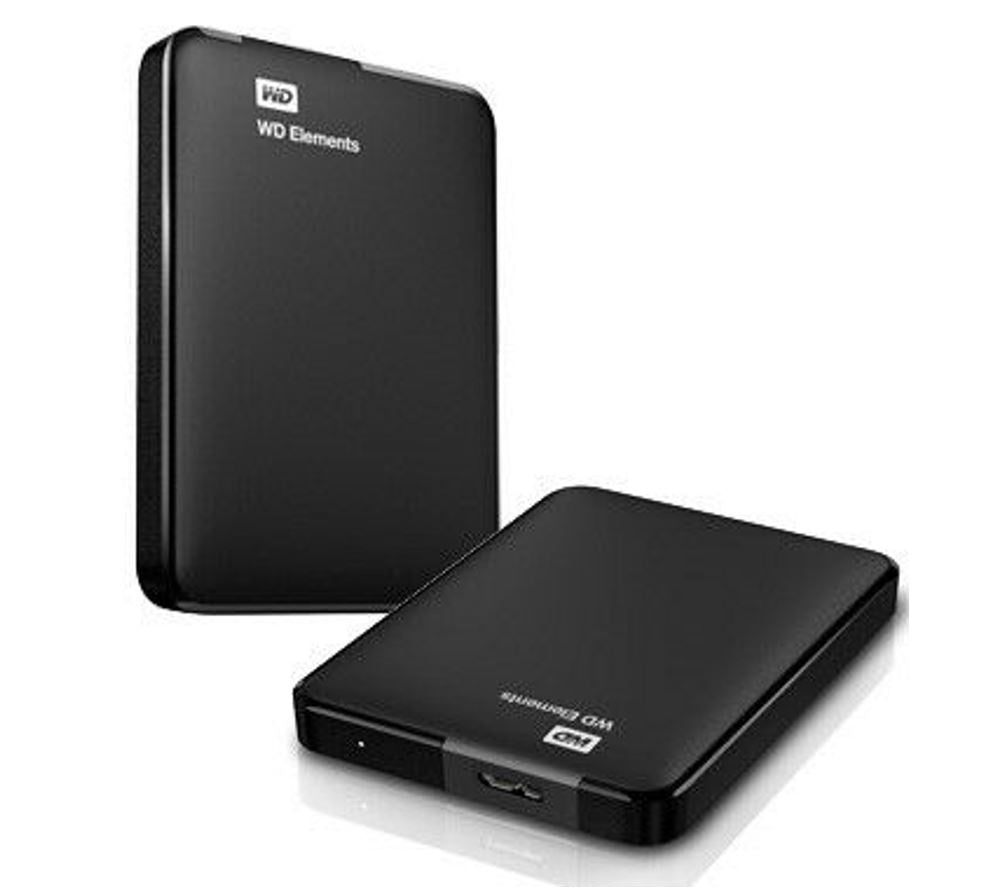 WD Elements 1TB HDD Black UBS 3.0