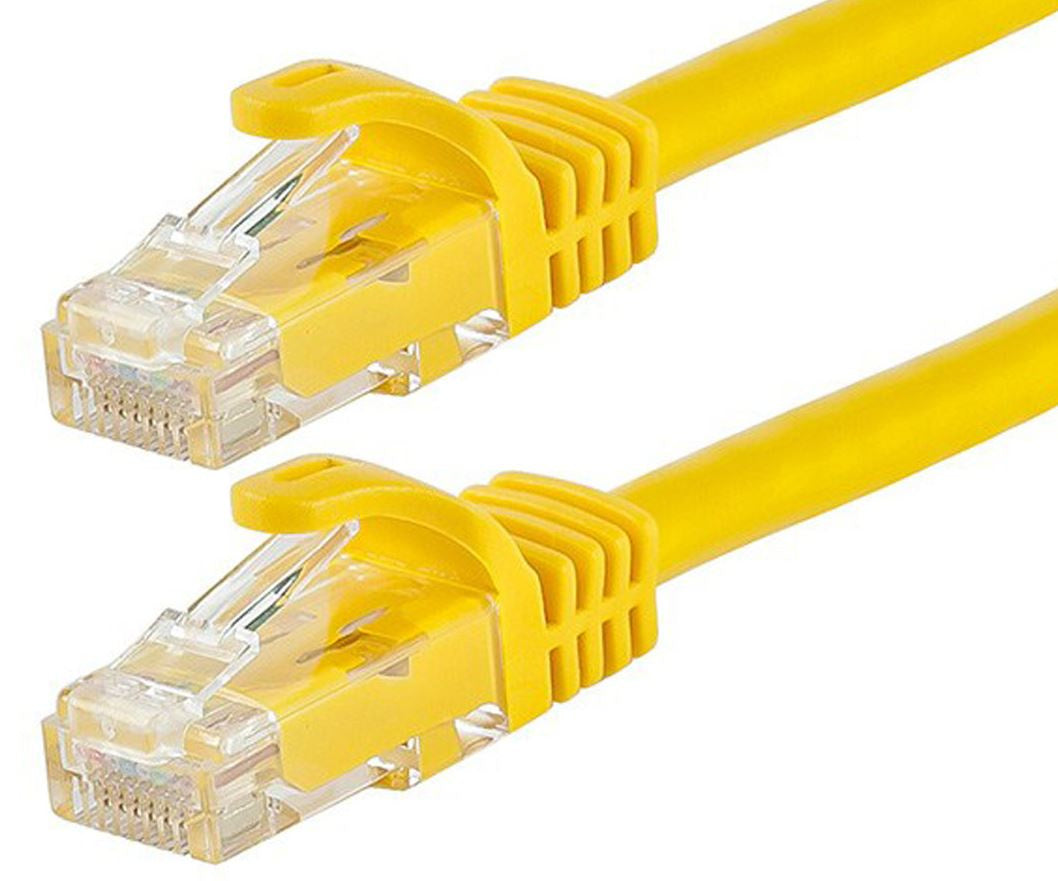 8Ware Cat 6a UTP Ethernet Cable, SnaglessÃ‚ - 0.5m (50cm) Yellow