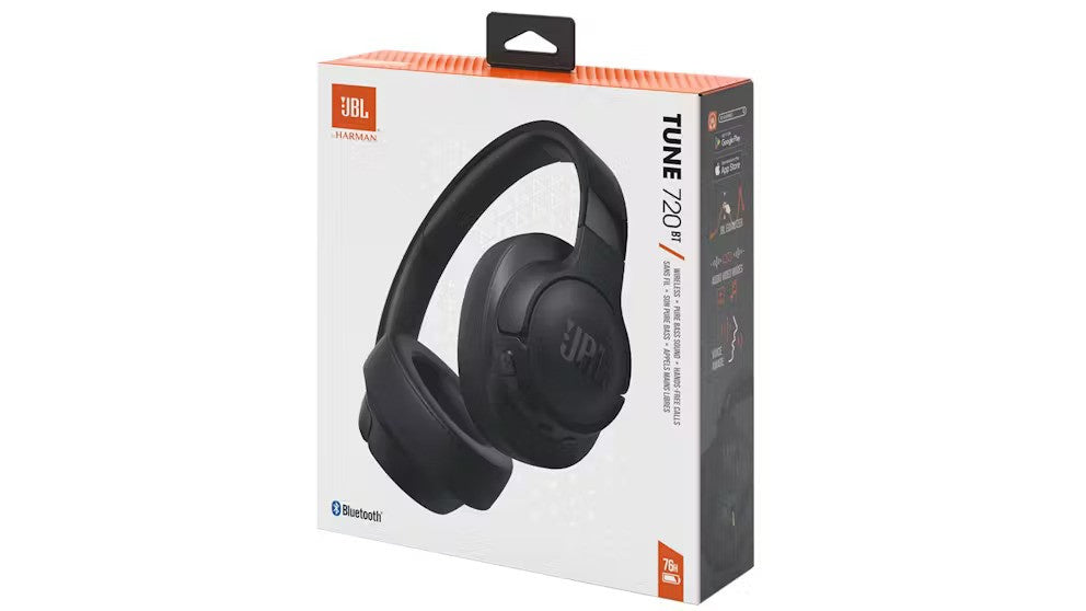 JBL Tune 720 BT Headphones Black