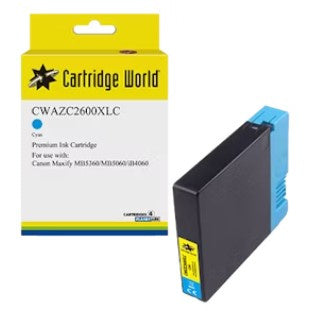 Cartridge World Canon PGI-2600XL Cyan Ink Cartridge 1500 pages PGI2600XL