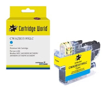 Cartridge World Brother LC-3319XL Cyan Ink Cartridge 1500 Pages LC3319XL