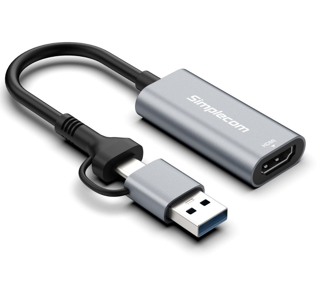 Simplecom DA306C USB3.0 & USB-C to HDMI Adapter