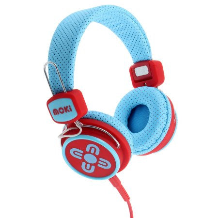 Moki Kids Safe Headphone Red / Blue