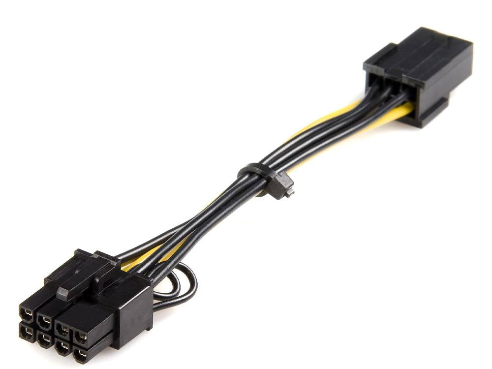 PCI Express 6 Pin to 8 Pin Graphics Card Power Cable Adapter 10cm