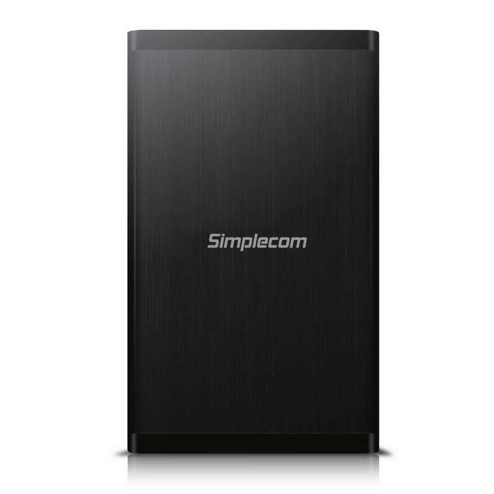 Simplecom SE325 Tool Free 3.5' SATA HDD to USB 3.0 Hard Drive Enclosure - Black Enclosure