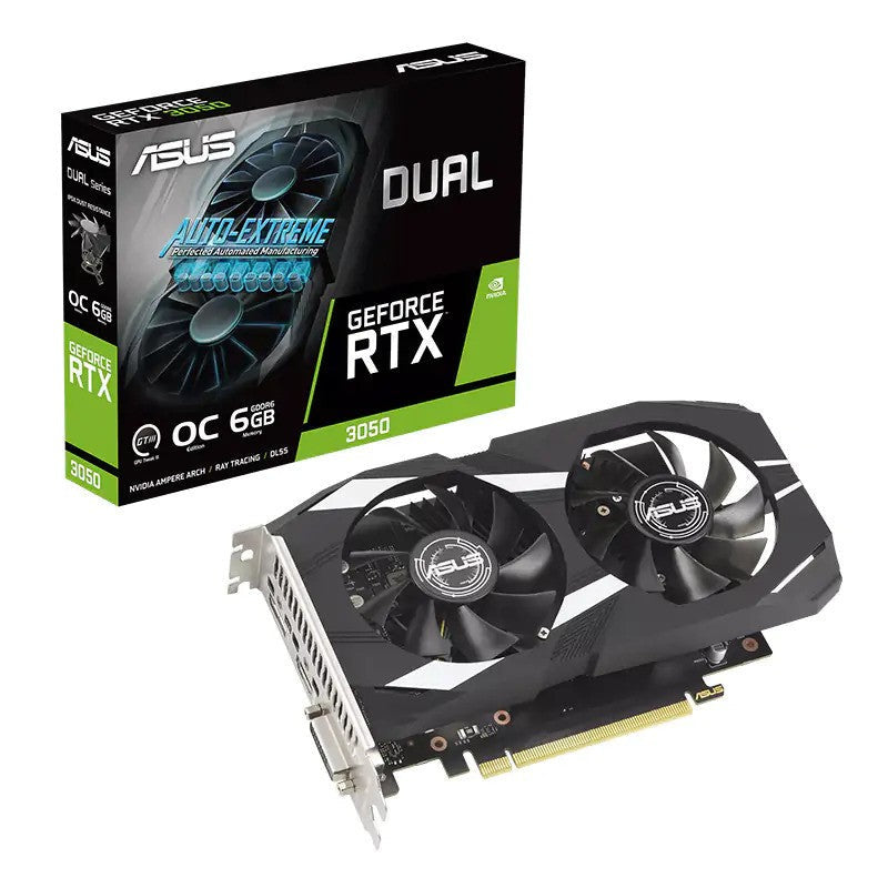 Asus Nvidia Geforce DUAL RTX3050 OC 6GB DDR6 Graphics Card