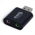 USB 2.0 Audio Headset Headphone Earphone Mic Microphone Jack Converter Adapter