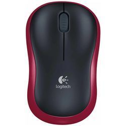 Logitech Mouse M185 Wireless Red
