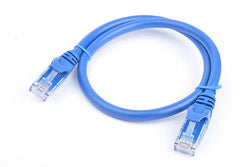 8Ware Cat 6a UTP Ethernet Cable Snagless - Blue 0.25M