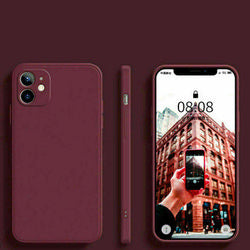 iPhone 11 Dark Red Silicone Case