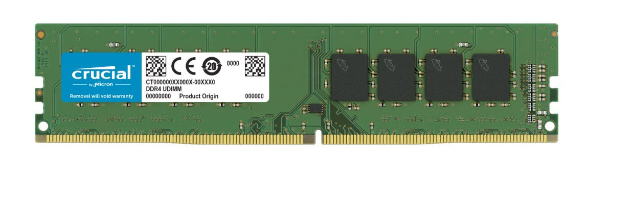 Crucial 8GB (1x8GB) DDR4 UDIMM 3200MHz CL22 Single Ranked x16 Single Stick Desktop PC Memory RAM