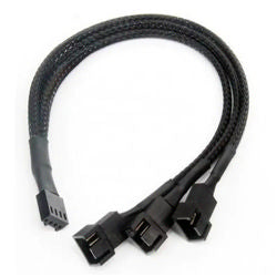 CB-Y 4Pin PWM Y Splitter Fan Cable 1x4pin to 3 x 4pin Expansion Cable Adapter