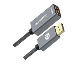 8Ware Display Port DP to HDMI Male to Female Adapter Converter no cable