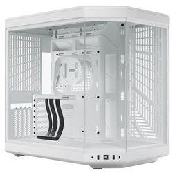 Hyte Y70 Mid Tower Case Snow White - Tempered Glass