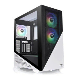 Thermaltake Divider 370 ARGB TG Mid Tower ATX Case - Snow