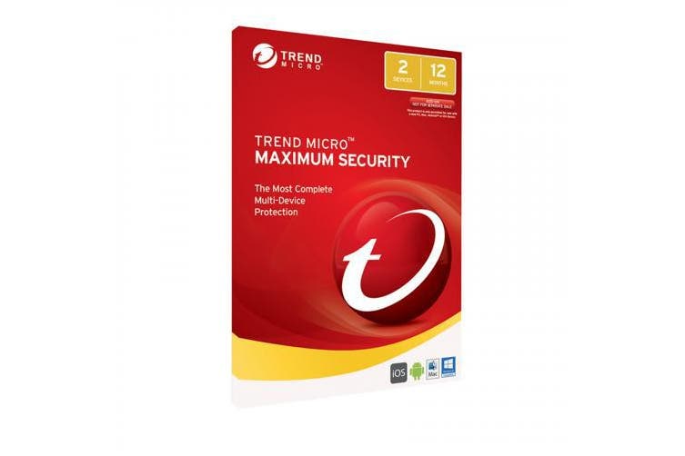 Trend Micro Maximum Security 2 Device 12 Months Protection - ADD ON