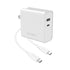 Cygnett PowerPlus 60W USB-C/12W USB-A + 1.5M C-C Cable & EU/UK/AU adaptors - White