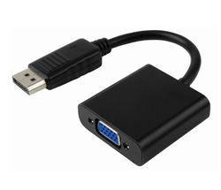 8Ware Display Port DP 20-pin to VGA 15-pin 20cm Adapter Cable LS->CBAT-DPVGA-CABLE