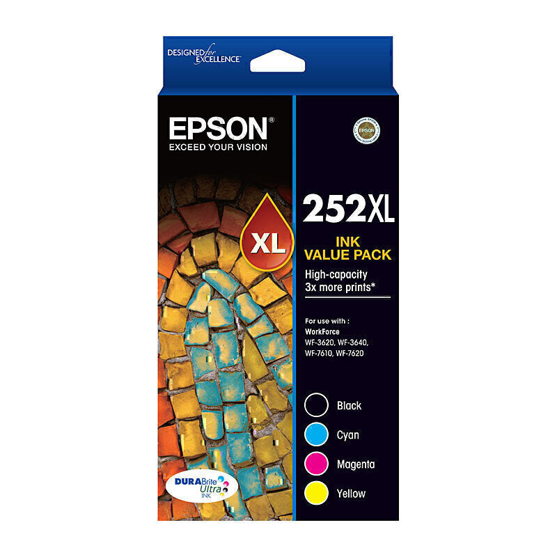 EPSON 252 4 HY INK VALUE PACK