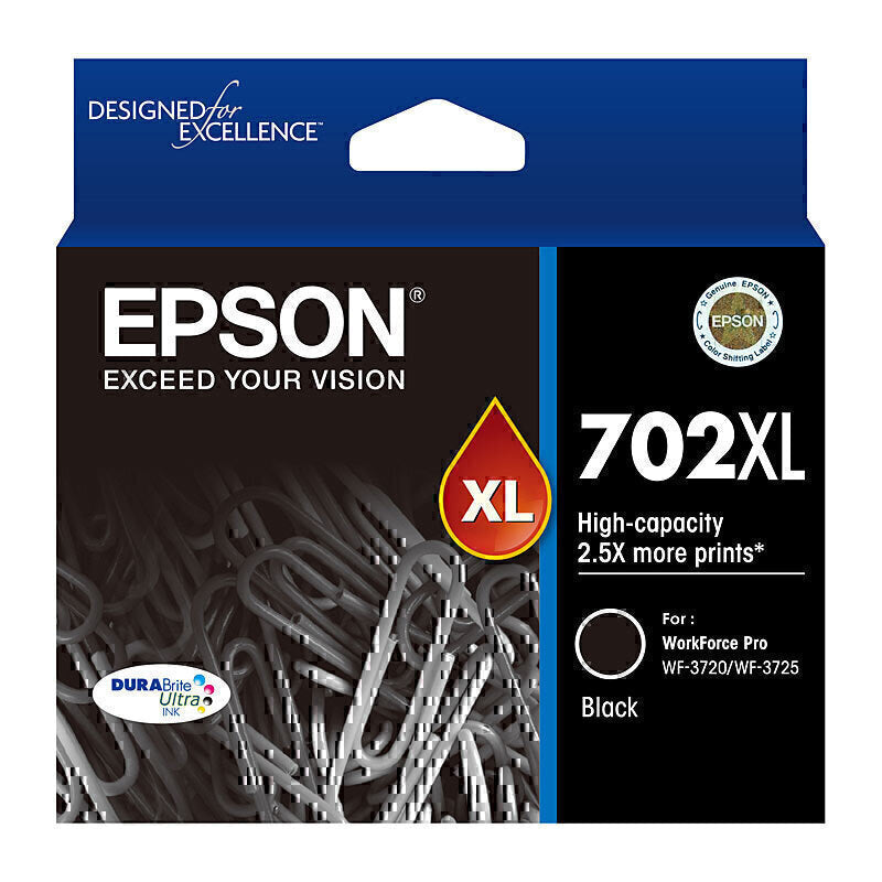 EPSON 702 BLACK XL INK CART