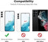 JETech Screen Protector for Samsung Galaxy S22+/S22 Plus 5G with Camera Lens Protector