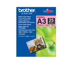 Brother A3 Matte Inkjet Paper A3 25 Sheets BP60MA3