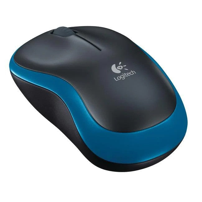 Logitech M185 Wireless Mouse for Windows, Mac and Linux - Blue