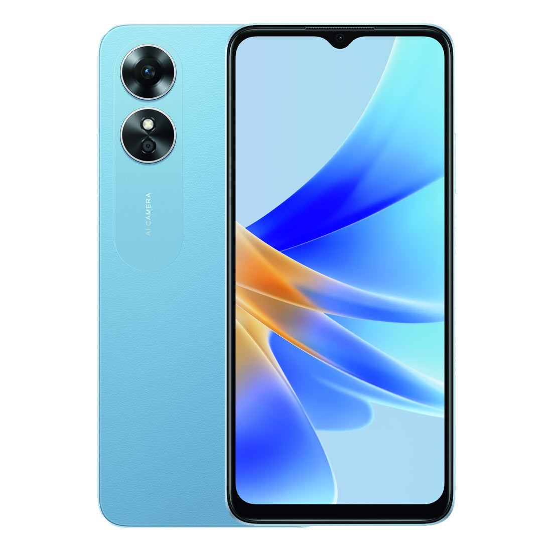 Oppo A17 4G Dual Sim 64GB 6.56in Screen Lake Blue